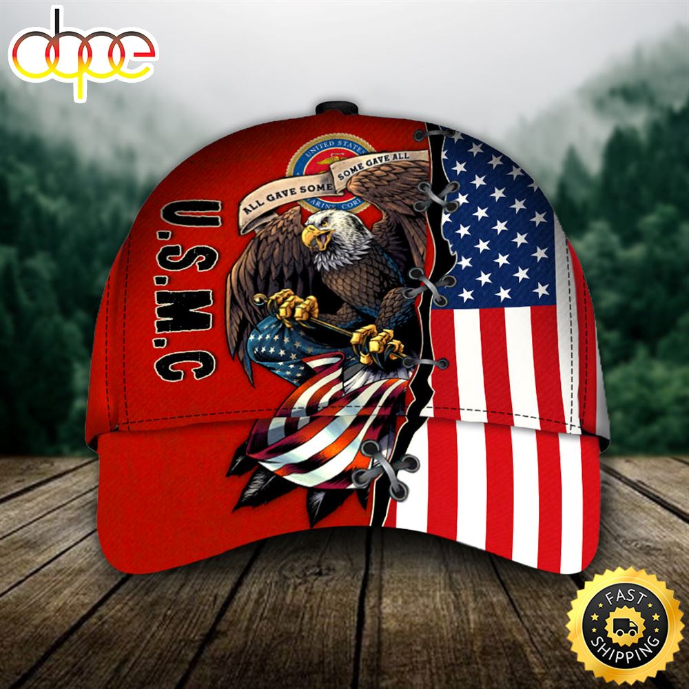 U.S.M.C US Veteran All Gave Some Some Gave All Classic Cap
