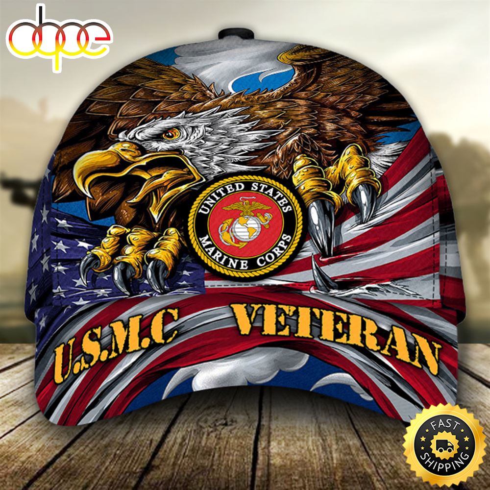 U.S.M.C Veteran Marine Corps Classic Cap