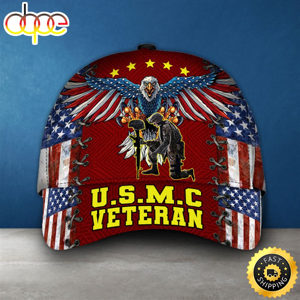 USMC Marine Corps Soldier Military Veteran Cap