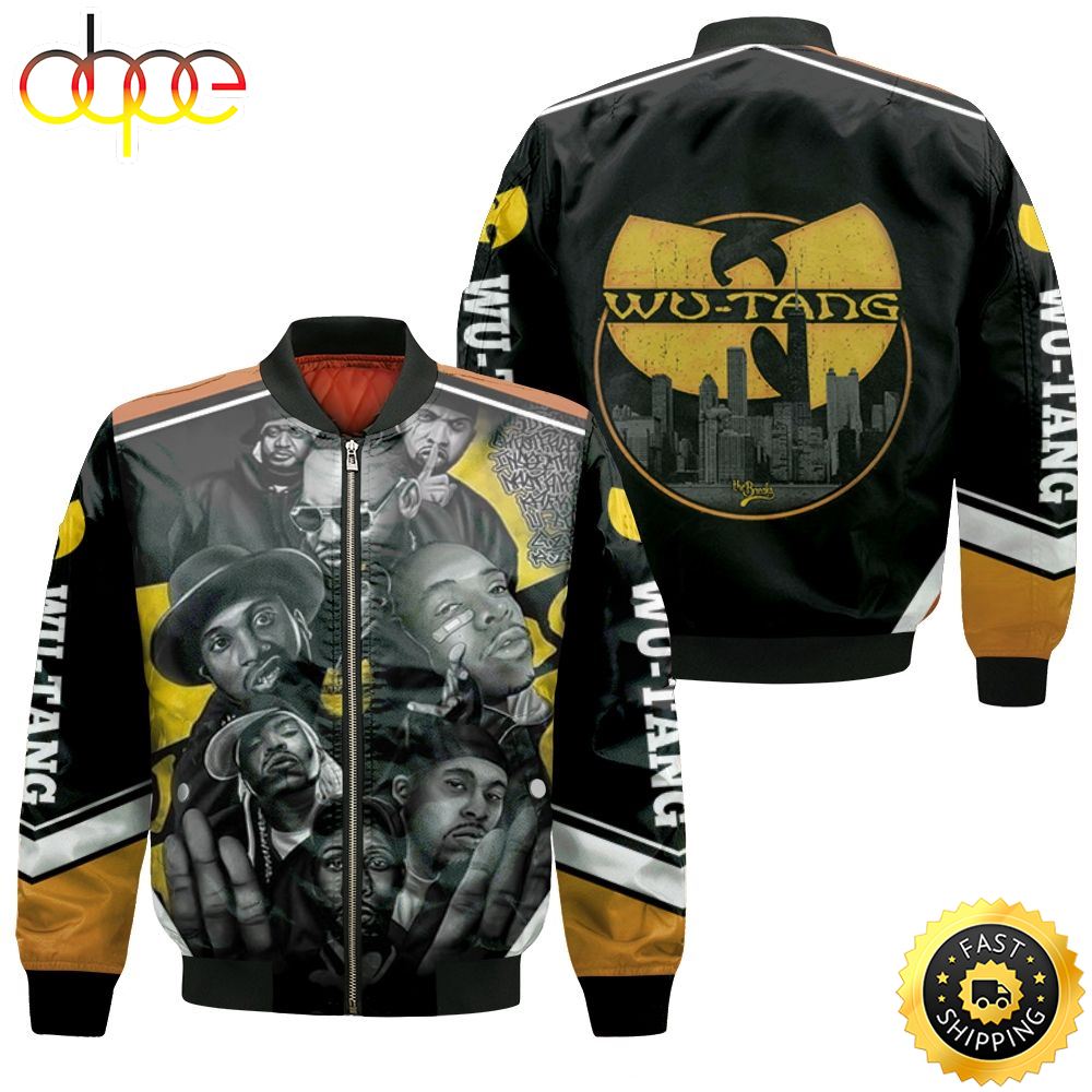Wu Tang Clan Legend Hip Hop Rapper For Fan Bomber Jacket