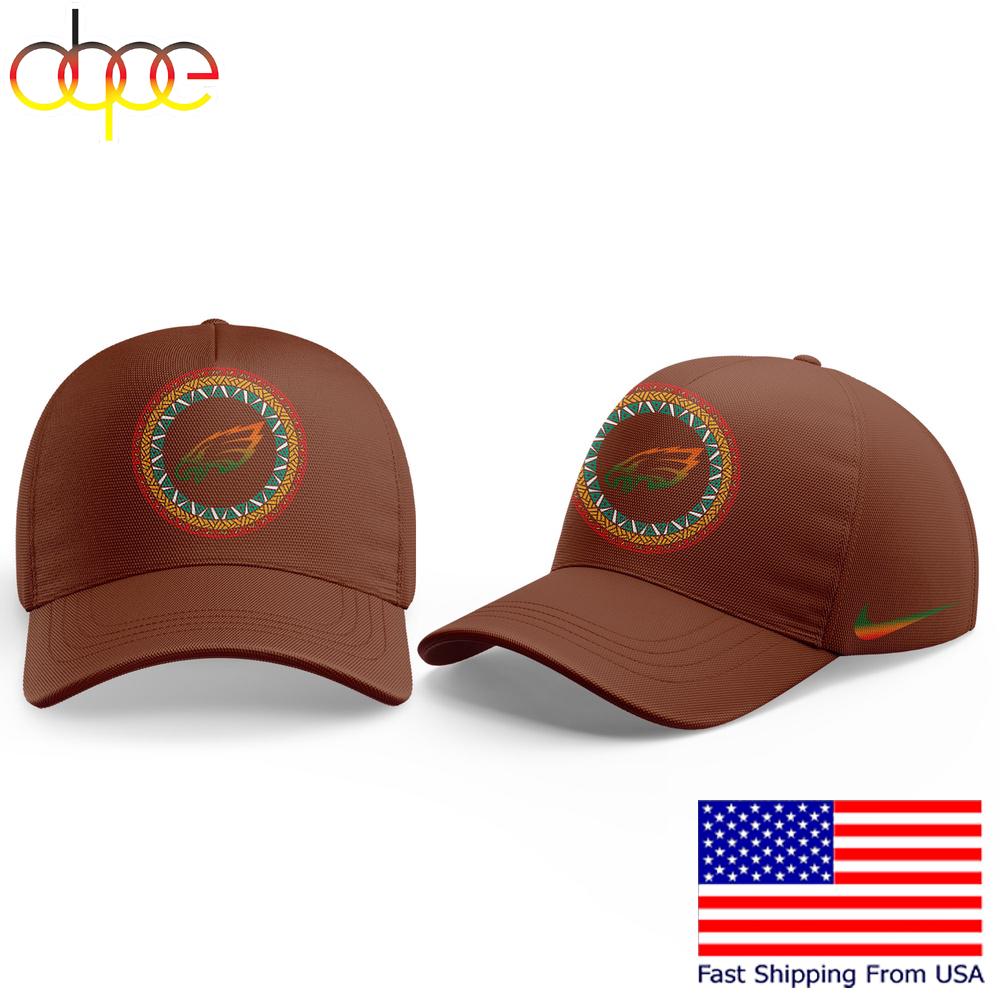 Philadelphia Eagles Black History Month Limited Brown Baseball Cap