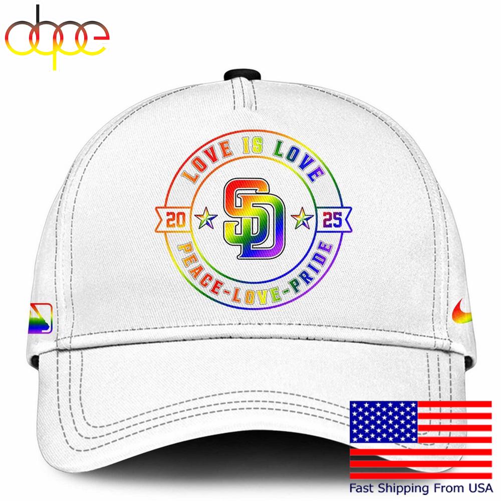 San Diego Padres Happy Pride Month Limited Edition 2025 Baseball Cap