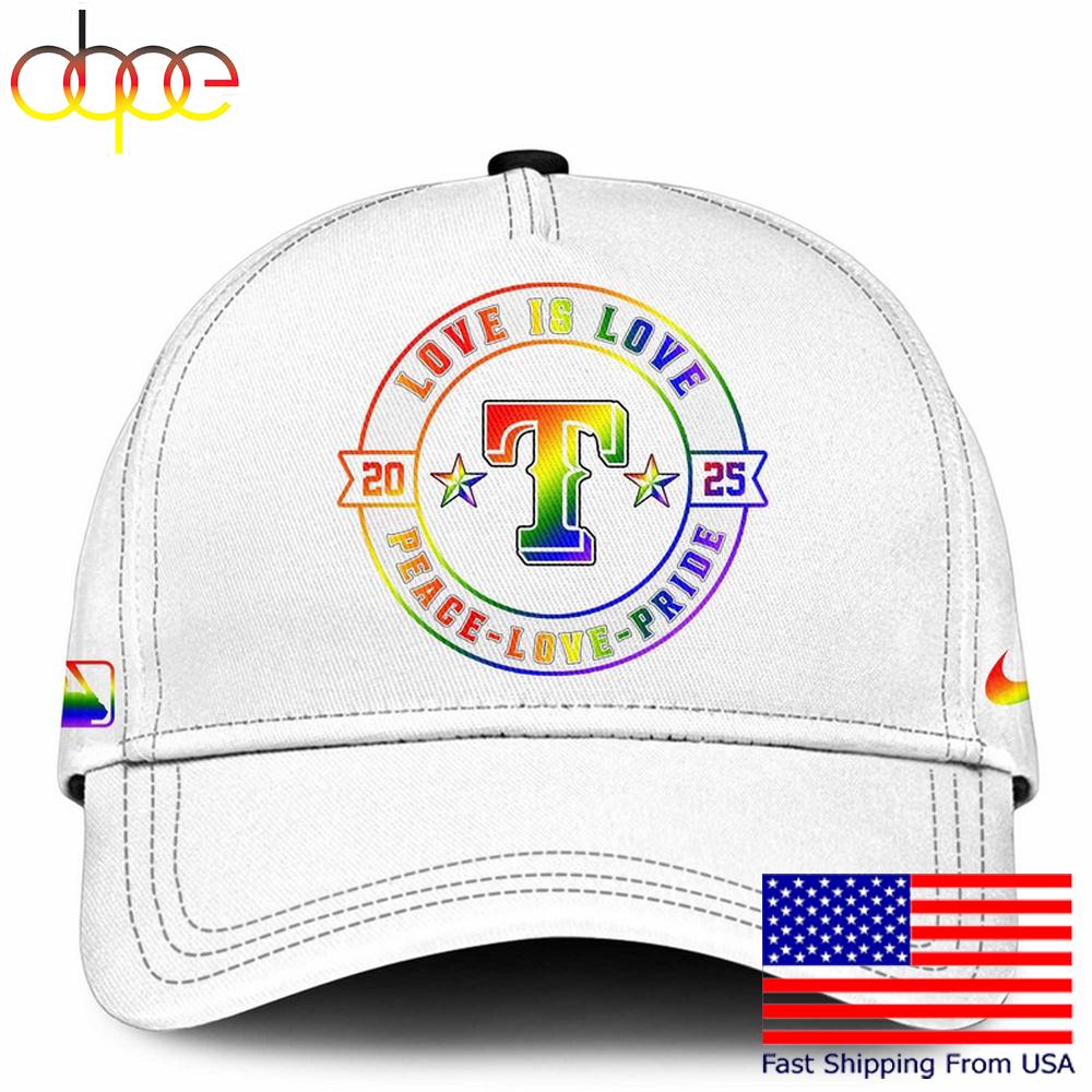 Texas Rangers Happy Pride Month Limited Edition 2025 Baseball Cap