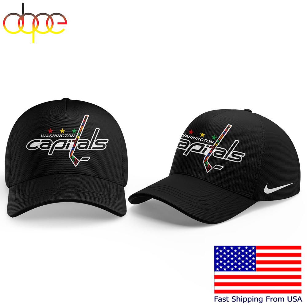 Washington Capitals Black History Month Baseball Cap